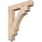 Ekena Millwork Merced Arts & Crafts Smooth Bracket, Douglas Fir, 3 1/2"W x 22"D x 26"H BKT04X22X26MRC03SDF - alternate 1